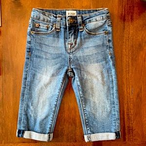 Hudson 2T Girls’ Cuffed Boyfriend Jeans